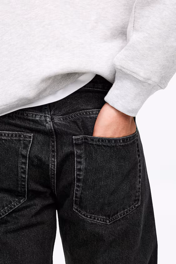 Широкие джинсы ocean прямого кроя