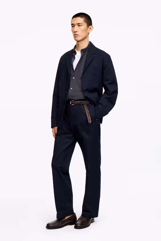 Рубашка из макалена в повседневном стиле