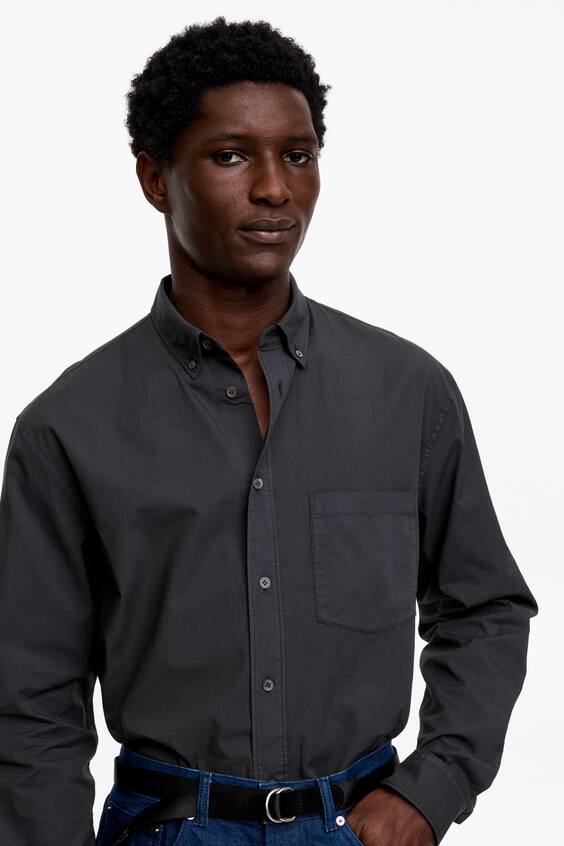 Рубашка из макалена в повседневном стиле