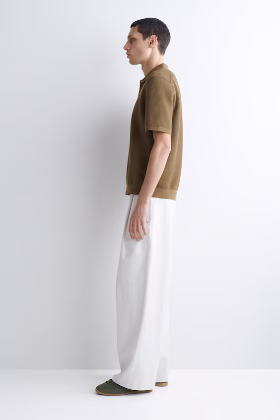 Поло из вафельного махры