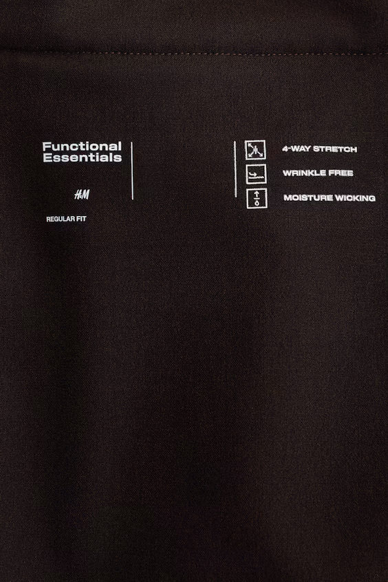 Плотные брюки regular fit на резинке из четырехсторонней эластичной ткани