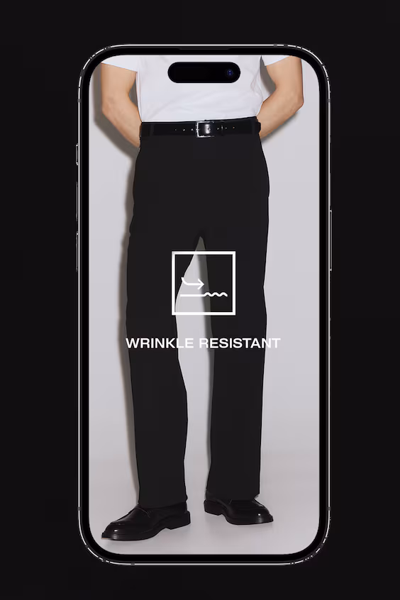 Брюки chino loose fit из четырехсторонней эластичной ткани