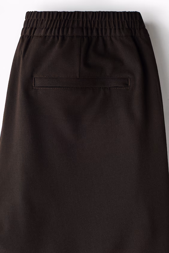 Широкие брюки на резинке с четырехсторонним стретчем