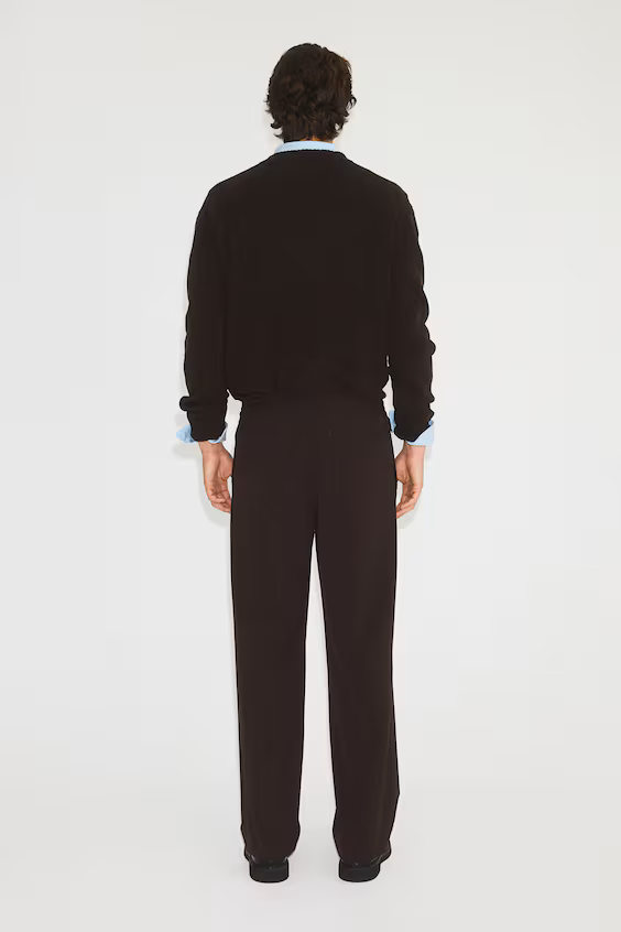 Широкие брюки на резинке с четырехсторонним стретчем