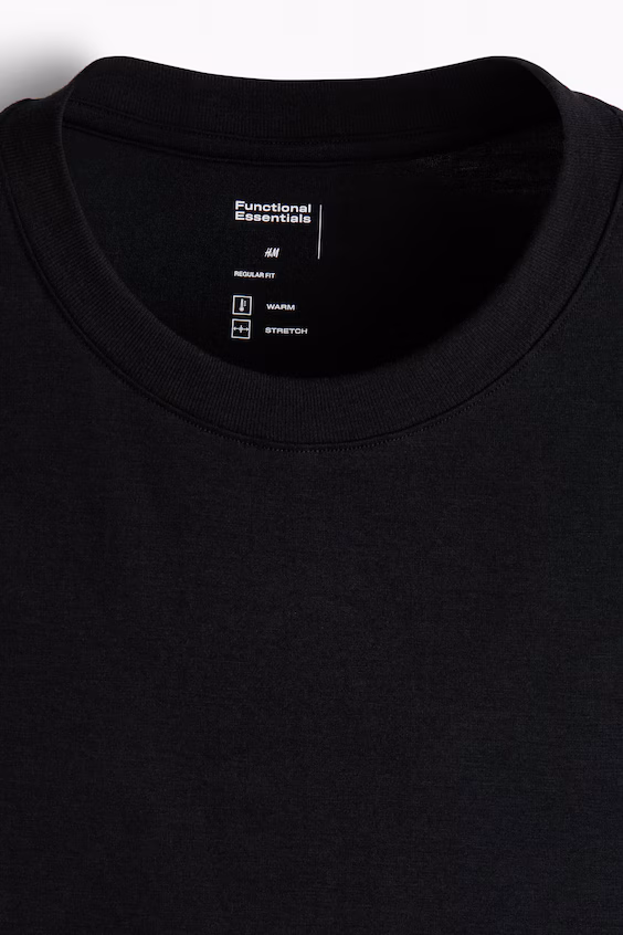 Футболка с утеплением стандартного кроя