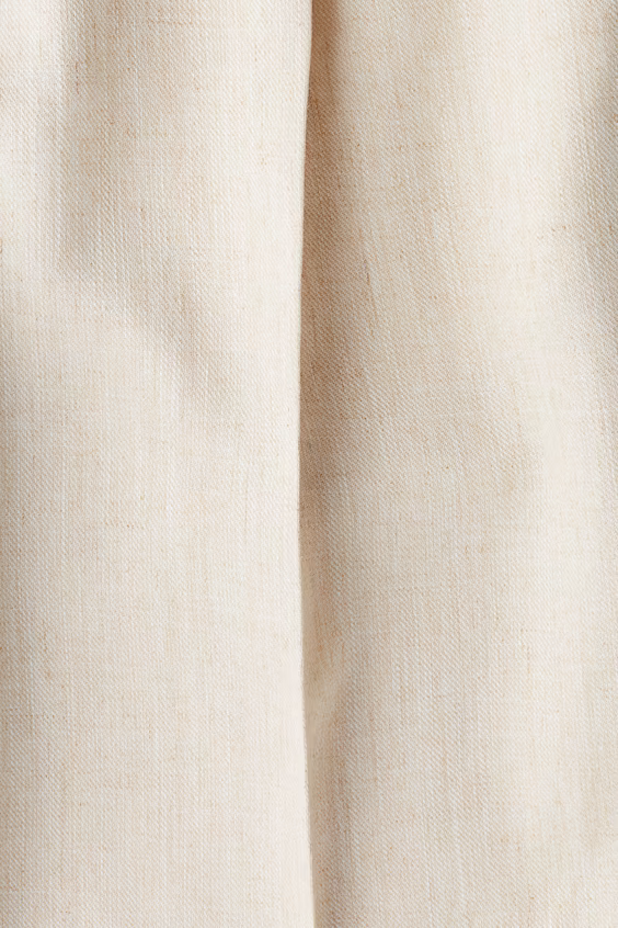 Брюки костюмные из смеси льна regular fit