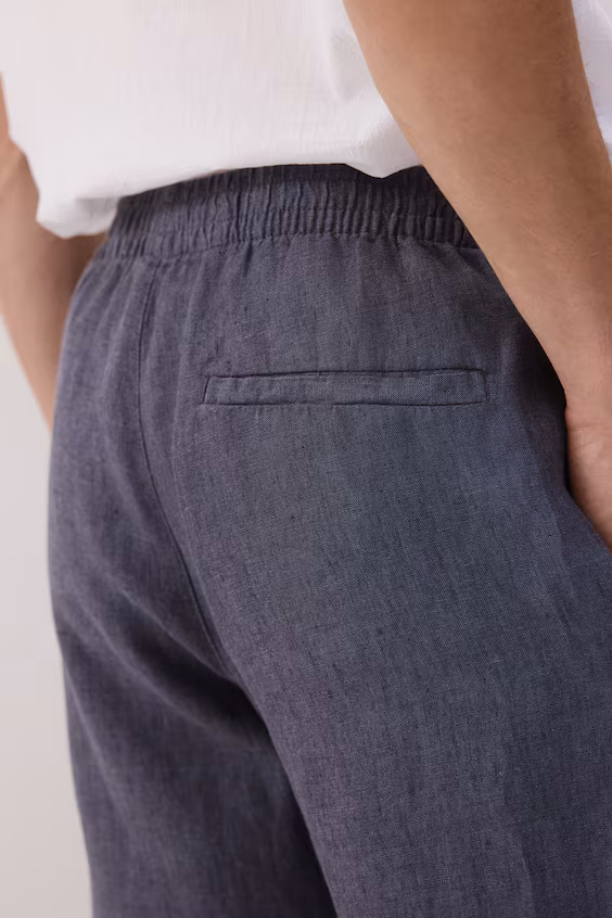 Брюки из льна regular fit