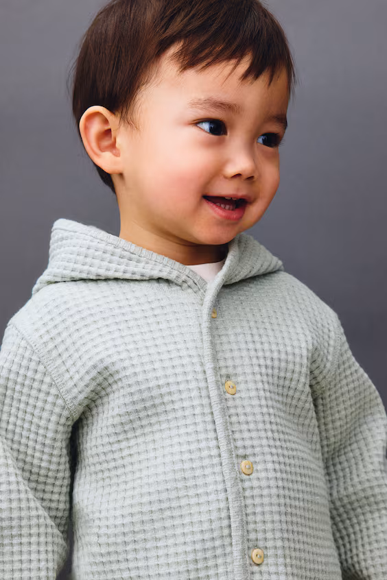 Хлопковое пальто с рельефной фактурой