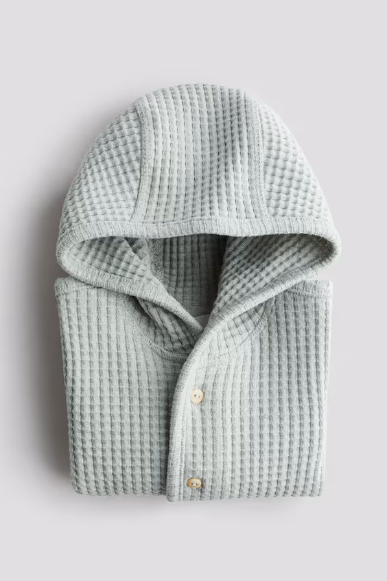 Хлопковое пальто с рельефной фактурой