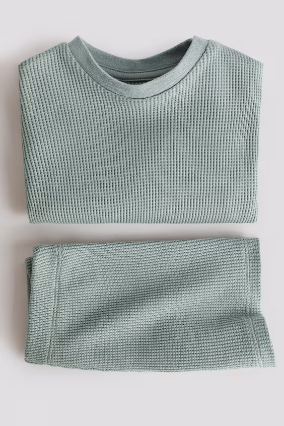 Комплект из 2 предметов из хлопка в рубчик