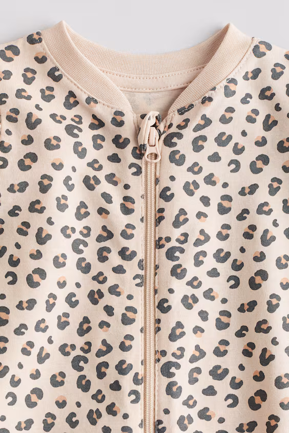 Пижама с принтом полный комбинезон