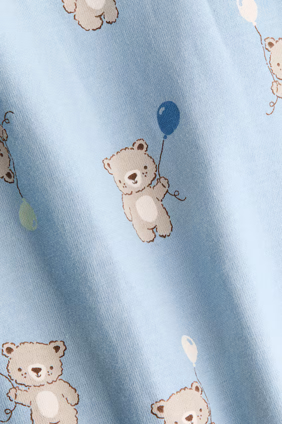 Пижама с принтом полный комбинезон