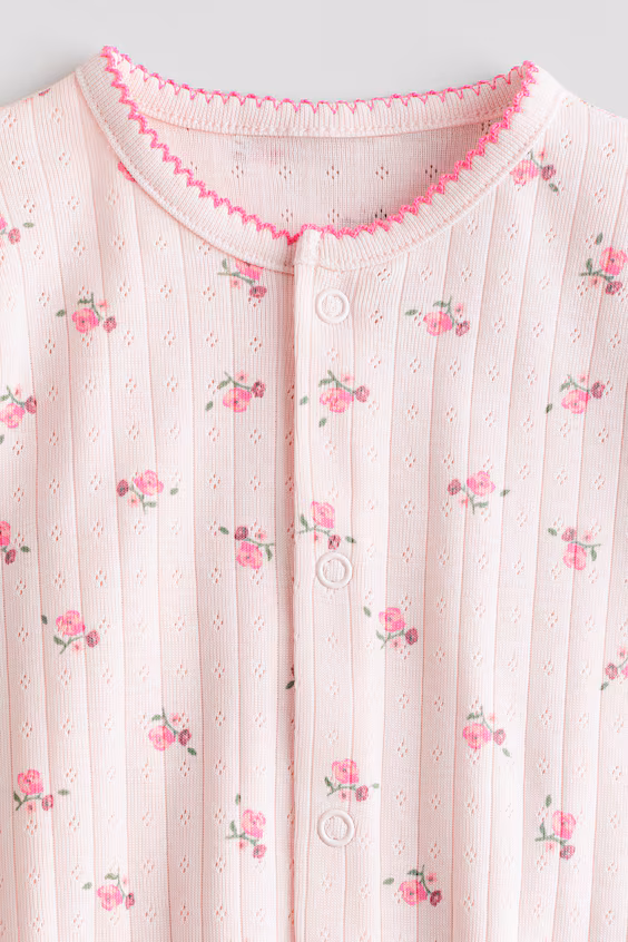 Пижама из хлопкового пайтеля в комплекте