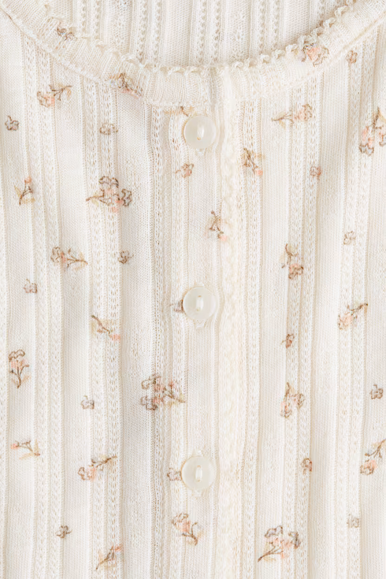 Топ без рукавов из джерси со структурным узором