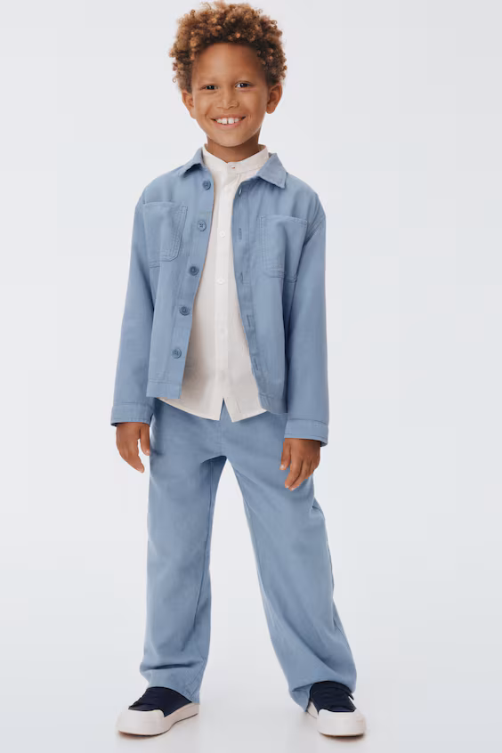 Рубашечный пиджак из смесового льна