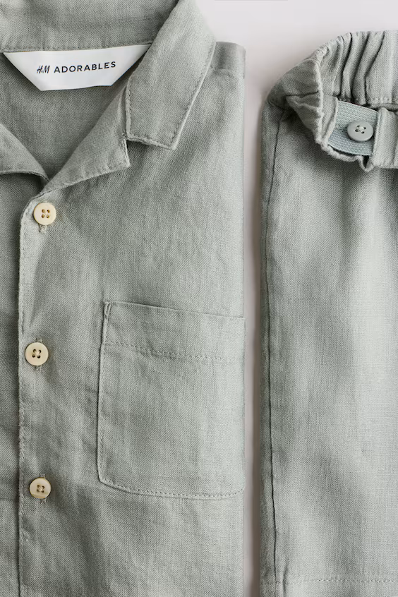 Комплект из 2 предметов из льна