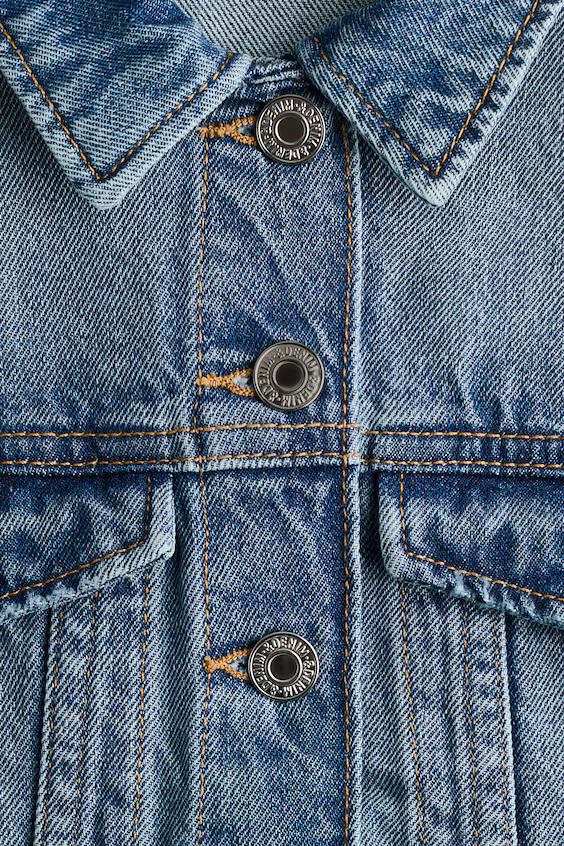 Джинсовый бомбер