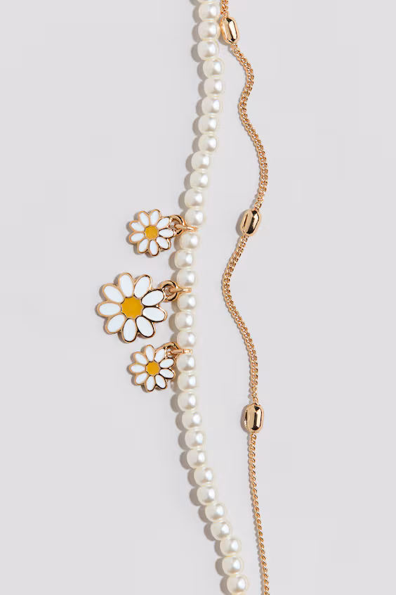 Браслет на два оборота с подвесками