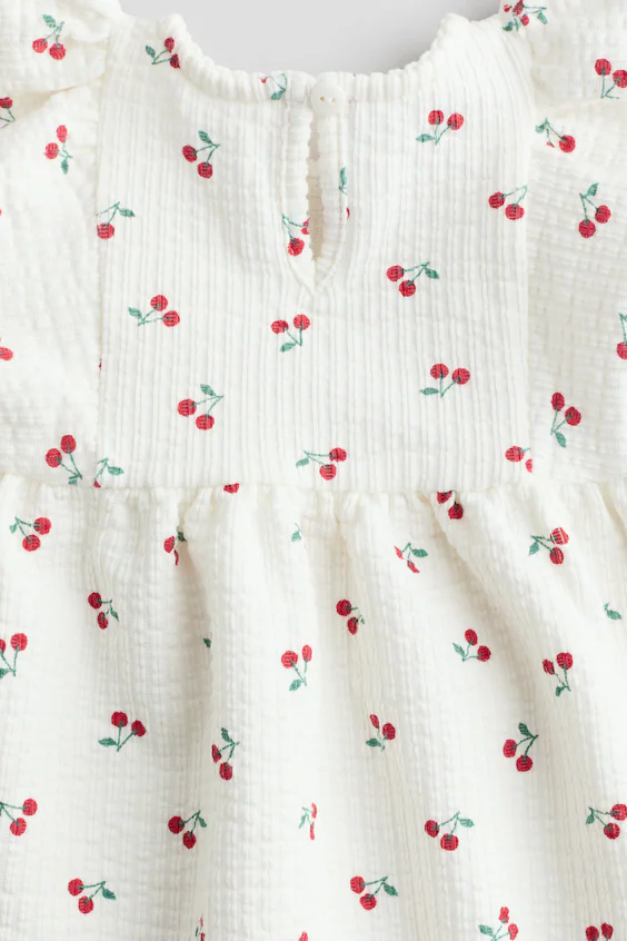 Платье из джерси с принтом