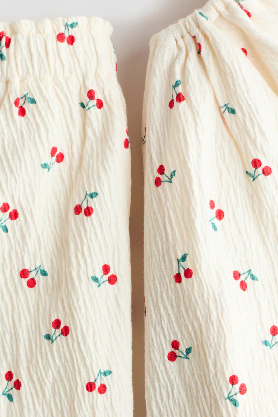 Набор из 2 предметов из мятого джерси