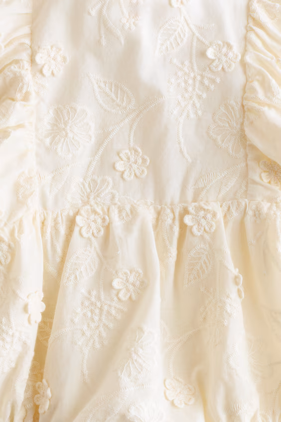 Фофо с английской вышивкой h&m