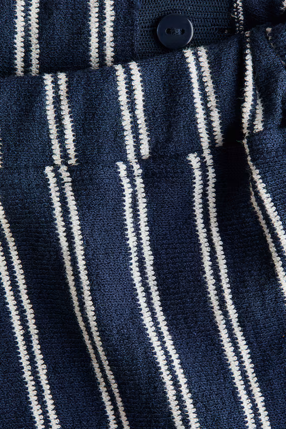 Брюки из джерси с текстурой