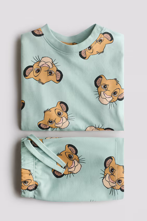 Комплект из 2-х деталей с принтом