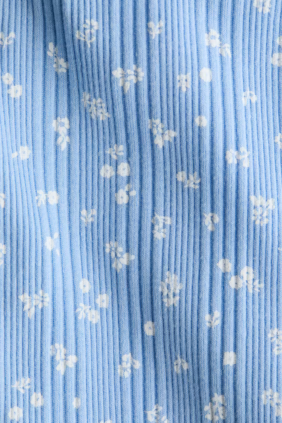 Рубчатые леггинсы из хлопка