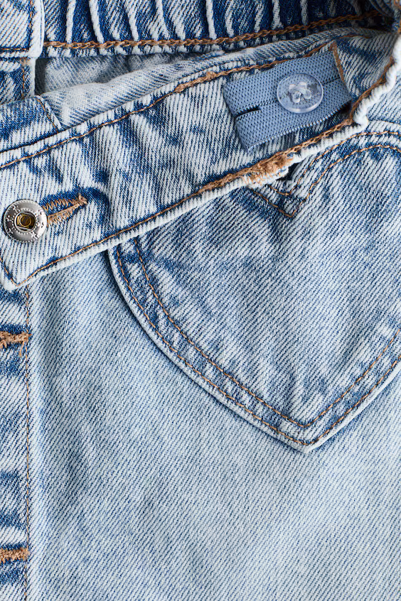 Юбка а-силуэта из джинсы