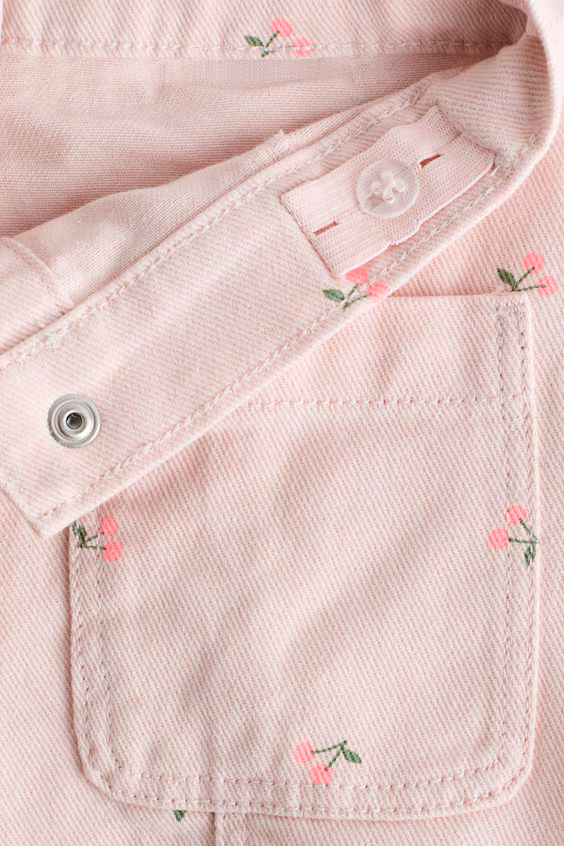 Юбка из хлопкового сердечкового канваса