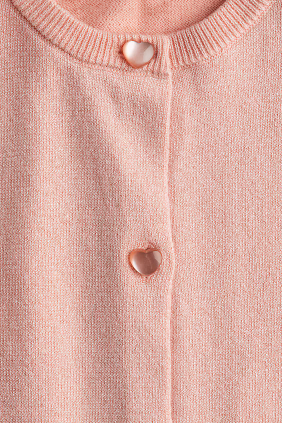 Тонкое блестящее вязаное пальто