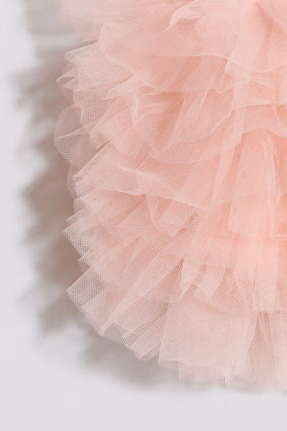 Сумка с оборками из тюля