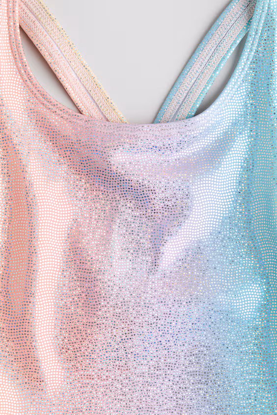 Купальник с оборкой