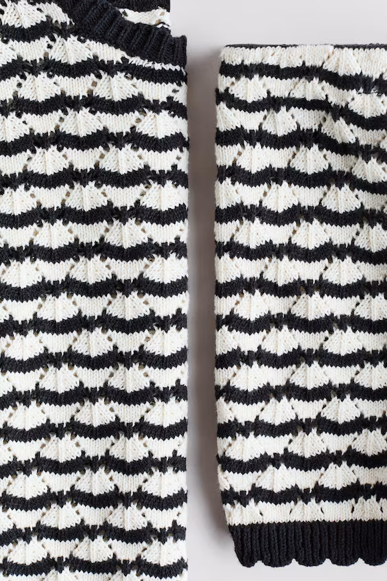 Комплект из 2 предметов из трикотажа с отделкой в виде  рельефной прокладки