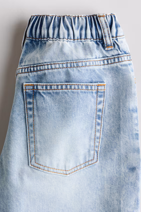 Джинсы с принтом regular fit