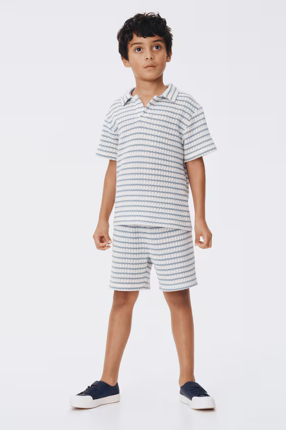 Комплект из 2 предметов из ткани с текстурой