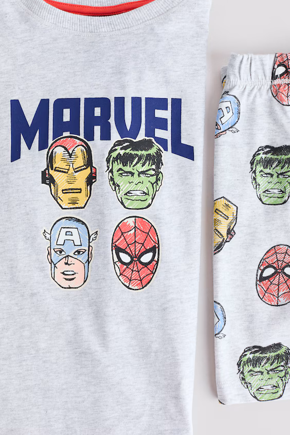 Пижама в хлопковом принте