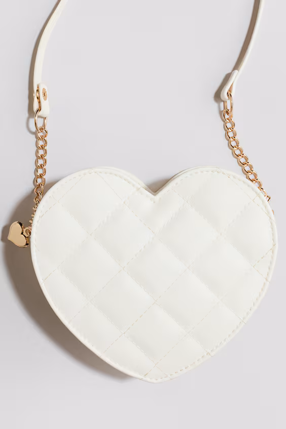 Сердцеобразная сумка через плечо