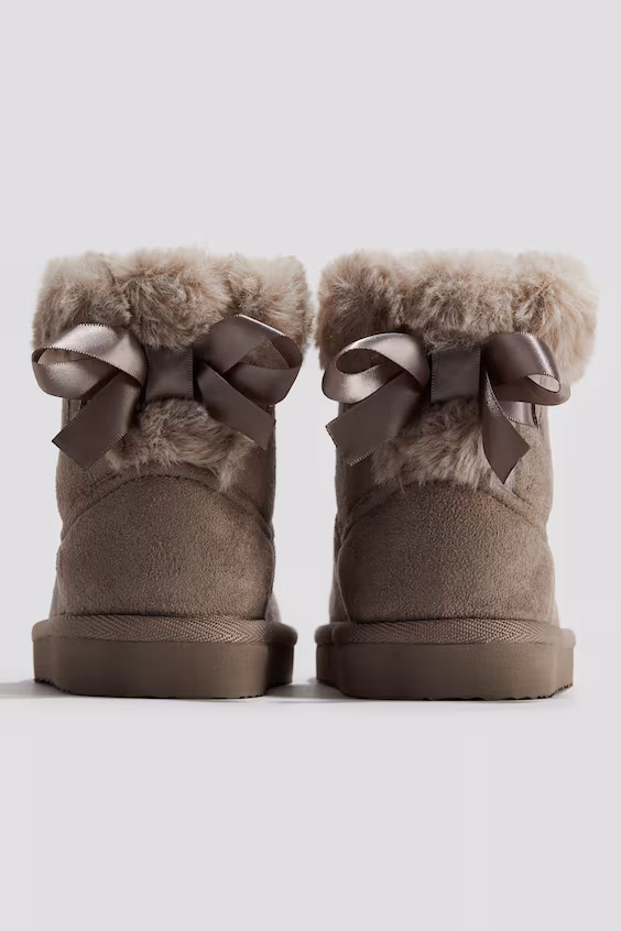 Ботинки с теплой подкладкой