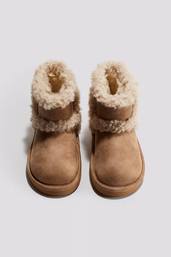 Ботинки с теплым подкладом