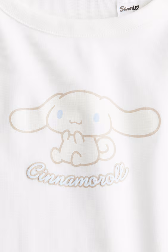 Топ без рукавов с принтом