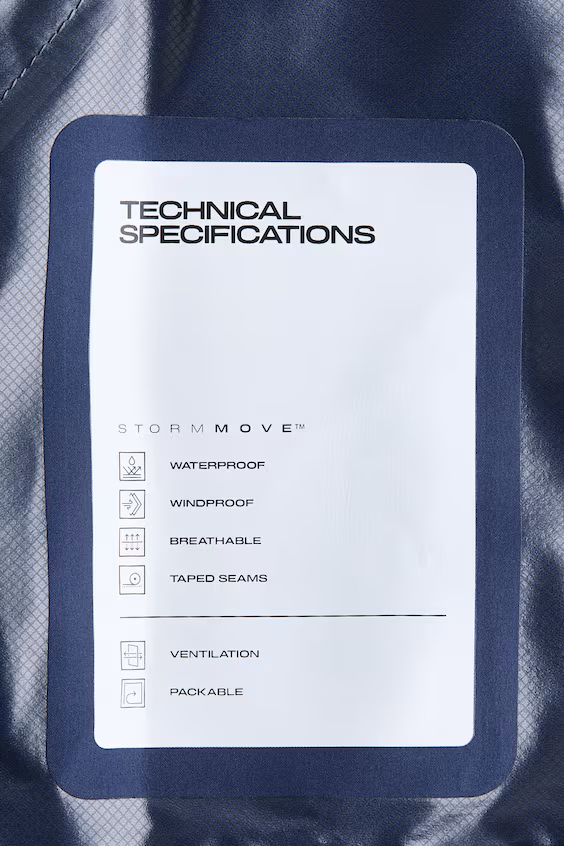 Унисекс плащ от дождя с технологией stormmove™ h&m