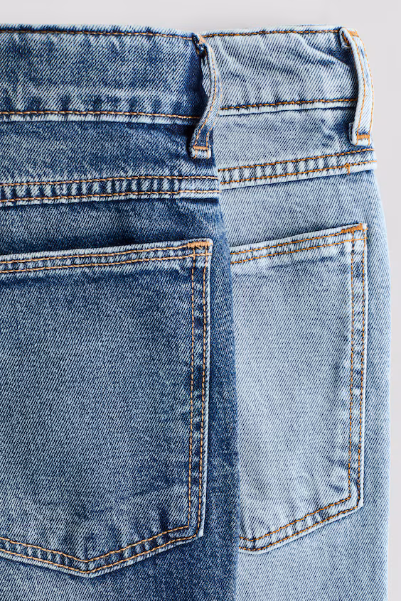 Набор из 2 джинсов с комфортным стрейчем и свободным кроем