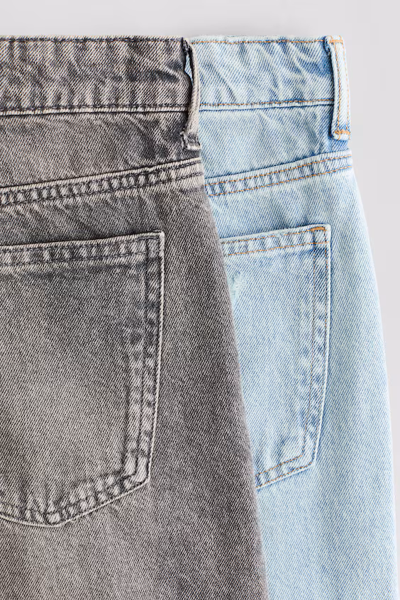 Набор из 2 джинсов в свободном стиле