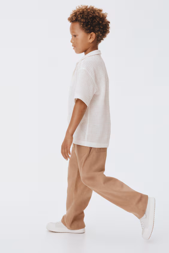 Джоггеры из смесового льна