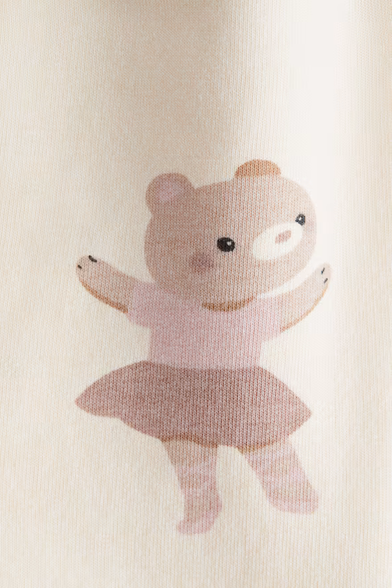 Леггинсы с принтом и начесом