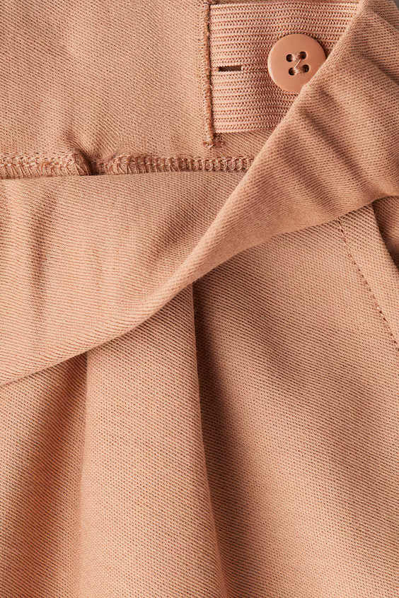 Шорты из джерси свободного кроя