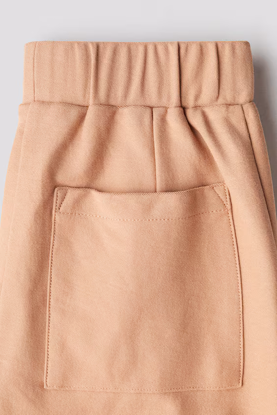 Шорты из джерси свободного кроя