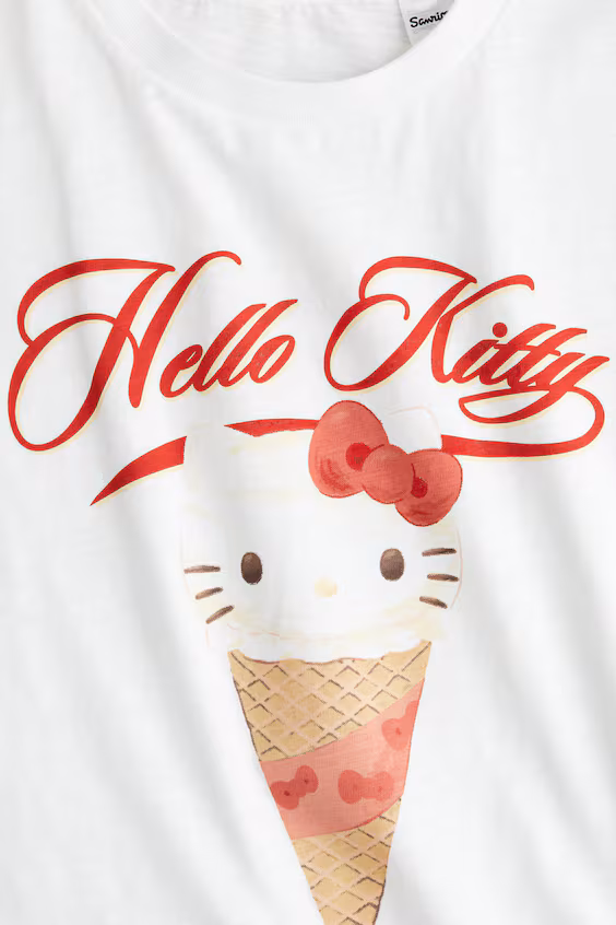 Oversize футболка с принтом