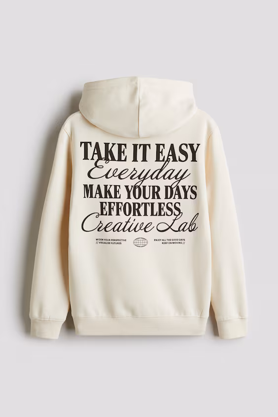 Худи с капюшоном h&m